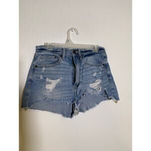 Abercrombie and Fitch 90's High Rise short denim shorts SZ 24/00